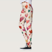 Valentine’s Day Leggings – Romantic Heart Pattern  (Links)