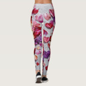 Valentine’s Day Leggings – Romantic Heart Pattern  (Achterkant)