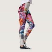 Valentine’s Day Leggings – Romantic Heart Pattern  (Rechts)