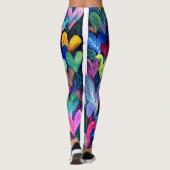 Valentine’s Day Leggings – Romantic Heart Pattern  (Achterkant)
