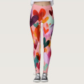 Valentine’s Day Leggings – Romantic Heart Pattern  (Voorkant)