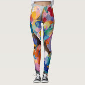 Valentine’s Day Leggings – Romantic Heart Pattern  (Voorkant)