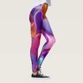 Valentine’s Day Leggings – Romantic Heart Pattern  (Rechts)