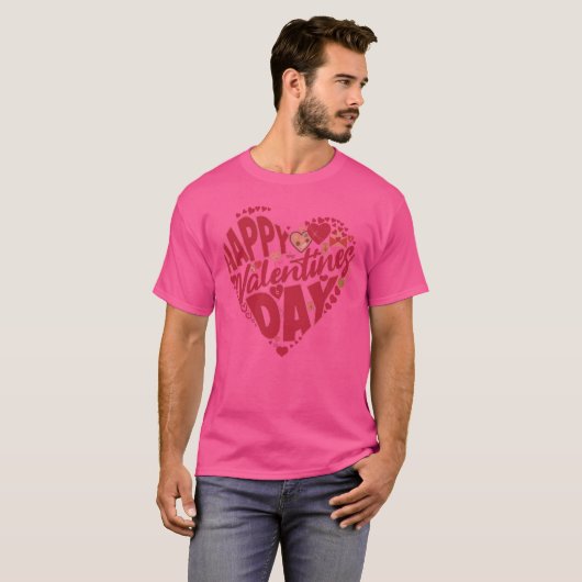 Valentine’s Day Love Charm T-shirt (Voorkant volledig)