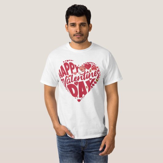 Valentine’s Day Love Charm T-shirt (Voorkant volledig)
