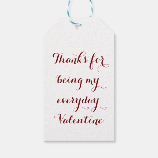 Valentine’s Day Love Hearts. Sweet and Glossy Hea Cadeaulabel (Achterkant)