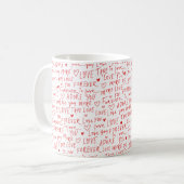 Valentine’s Day Love Mug Koffiemok (Voorkant links)
