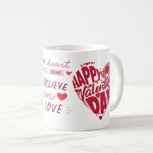 Valentine’s Day Love Mug Koffiemok (Voorkant rechts)