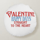 Valentine’s Day Love Mug Rond Kussen (Achterkant)