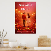 Valentine’s Day Love Quote Poster (Keuken)