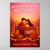 Valentine’s Day Love Quote Poster (Voorkant)
