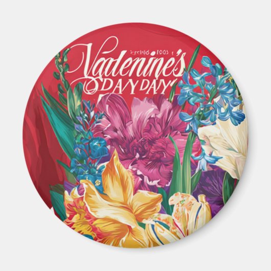 Valentine’s Day Magnet | Romantic, Cute  (Voorkant)