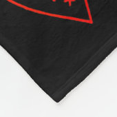 Valentine’s Day Mexican Milagro Gothic Goth Sacred Fleece Deken (Hoek)