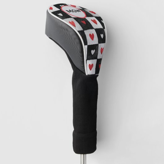 Valentine’s Day Monogram Golf Head Cover (Schuin)