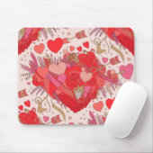 Valentine’s Day Mousepad | Romantic Muismat (Met muis)