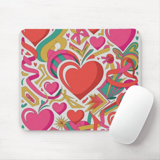 Valentine’s Day Mousepad | Romantic Muismat (Met muis)