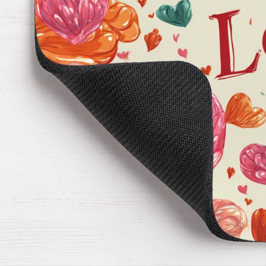 Valentine’s Day Mousepad | Romantic Muismat (Hoek)