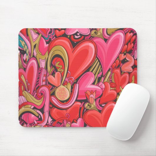 Valentine’s Day Mousepad | Romantic Muismat (Met muis)