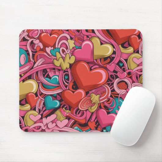 Valentine’s Day Mousepad | Romantic Muismat (Met muis)