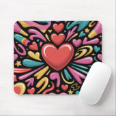 Valentine’s Day Mousepad | Romantic Muismat (Met muis)