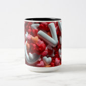 Valentine’s Day Mug | Romantic, Cute &Heartwarming Tweekleurige Koffiemok (Center)