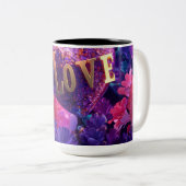 Valentine’s Day Mug | Romantic, Cute &Heartwarming Tweekleurige Koffiemok (Voorkant rechts)