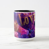 Valentine’s Day Mug | Romantic, Cute &Heartwarming Tweekleurige Koffiemok (Center)