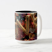 Valentine’s Day Mug | Romantic, Cute &Heartwarming Tweekleurige Koffiemok (Voorkant rechts)