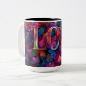 Valentine’s Day Mug | Romantic, Cute &Heartwarming Tweekleurige Koffiemok (Voorkant links)