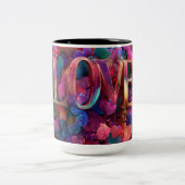 Valentine’s Day Mug | Romantic, Cute &Heartwarming Tweekleurige Koffiemok (Center)