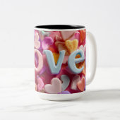 Valentine’s Day Mug | Romantic, Cute &Heartwarming Tweekleurige Koffiemok (Voorkant rechts)
