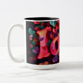 Valentine’s Day Mug | Romantic, Cute &Heartwarming Tweekleurige Koffiemok (Links)