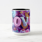 Valentine’s Day Mug | Romantic, Cute &Heartwarming Tweekleurige Koffiemok (Center)
