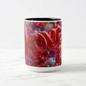 Valentine’s Day Mug | Romantic, Cute &Heartwarming Tweekleurige Koffiemok (Center)