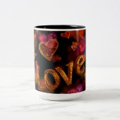 Valentine’s Day Mug | Romantic, Cute &Heartwarming Tweekleurige Koffiemok (Center)