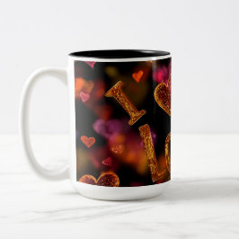 Valentine’s Day Mug | Romantic, Cute &Heartwarming Tweekleurige Koffiemok