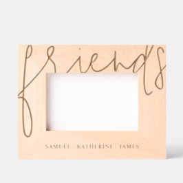 Valentine’s Day Personalized Best Friends Wooden Gegraveerde Lijstjes