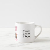 Valentine’s Day Personalized Espresso Mug Kop (Rechts)