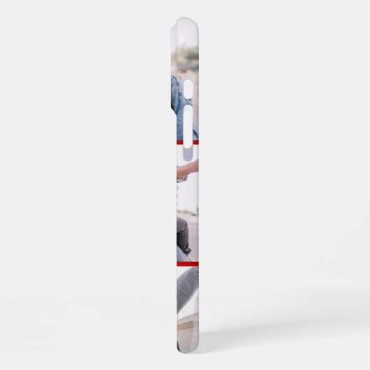 Valentine’s Day Photo Collage Personalized Couple iPhone Hoesje (Linkerkant)