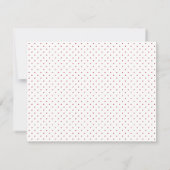 Valentine’s Day Red Heart stationery Note Card Kaart (Achterkant)