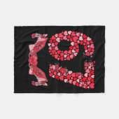 Valentine’s Day Six Seven 67 Funny Meme 6 7 Valent Fleece Deken (Voorkant (Horizontaal))