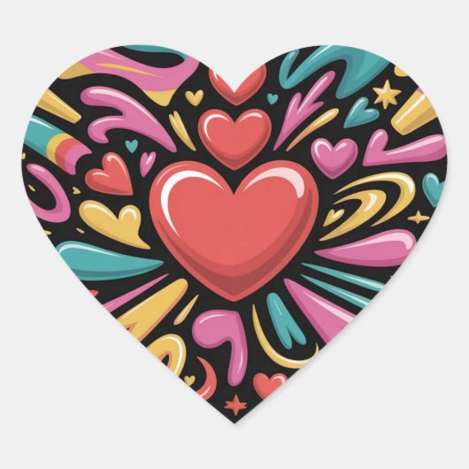 Valentine’s Day Stickers | Cute, Romantic  (Voorkant)