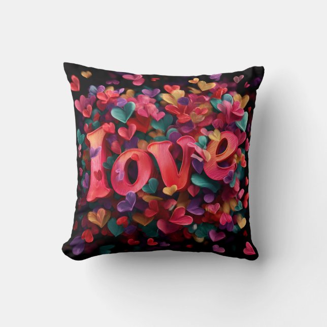 Valentine’s Day Throw Pillow Collection | Romantic Kussen (Voorkant)