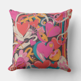 Valentine’s Day Throw Pillow Collection | Romantic Kussen