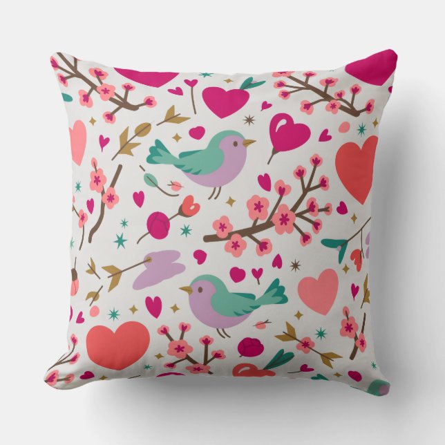 Valentine’s Day Throw Pillow Collection | Romantic Kussen (Voorkant)