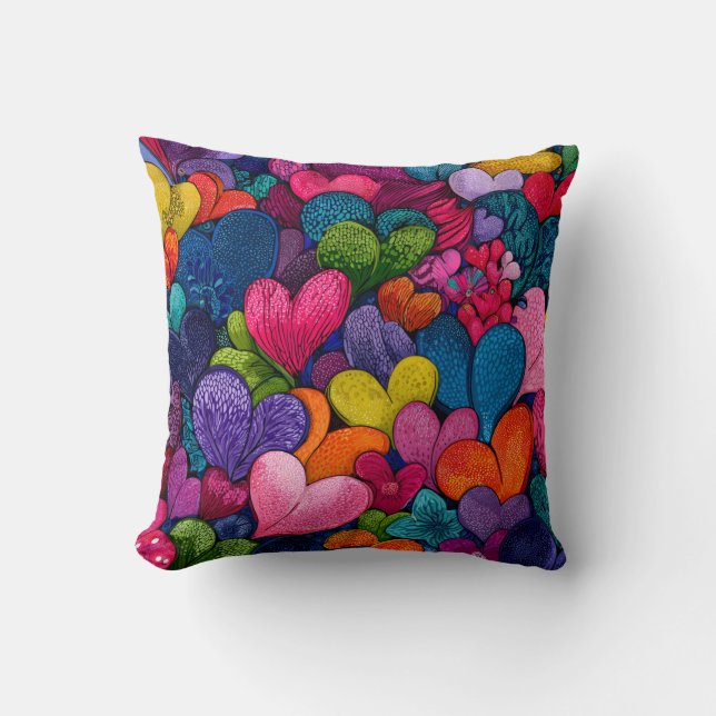 Valentine’s Day Throw Pillow Collection | Romantic Kussen (Voorkant)