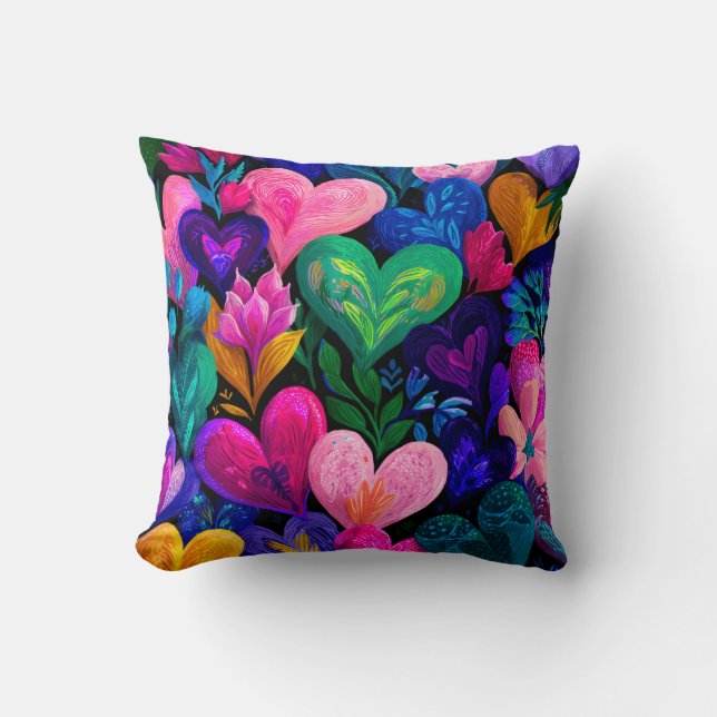 Valentine’s Day Throw Pillow Collection | Romantic Kussen (Voorkant)