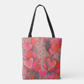 Valentine’s Day Tote Bag | Romantic, Cute (Achterkant)