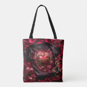 Valentine’s Day Tote Bag | Romantic, Cute (Achterkant)