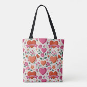 Valentine’s Day Tote Bag | Romantic, Cute (Achterkant)